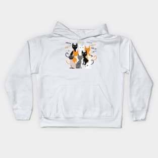 meow meow Kids Hoodie